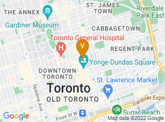 map of Toronto Metropolitan University Library