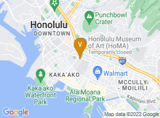 map of Blaisdell Concert Hall