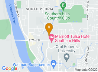map of Jewish Federation of Tulsa