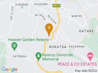 map of Mount Kenya University, Rwanda