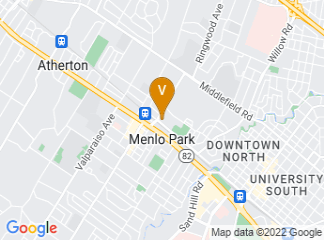 map of Menlo Park Library