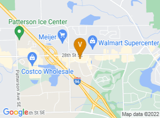 map of Sheraton Grand Rapids Airport Hotel