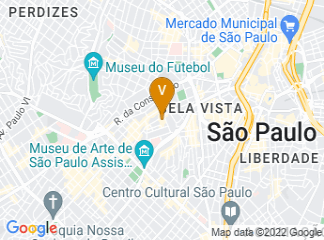 map of Espaço Itaú de Cinema - Frei Caneca