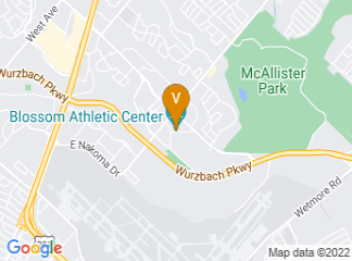 map of Blossom Athletic Center