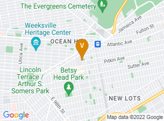 map of Brooklyn Public Library - Brownsville Branch