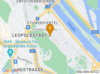map of Sigmund Freud University Vienna