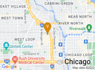 map of EY Wavespace Chicago
