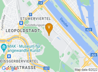 map of WU Wien, Library and Learning Center