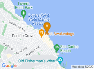 map of Monterey Bay Aquarium