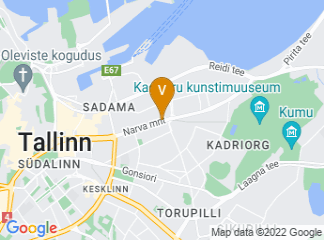 map of Tallinn University Confucius Institute