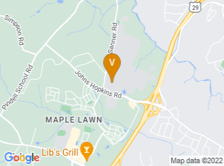 map of Johns Hopkins University Applied Physics Laboratory