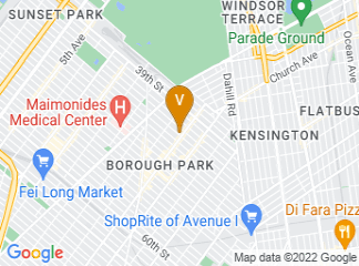 map of Brooklyn Public Library - Borough Park Branch