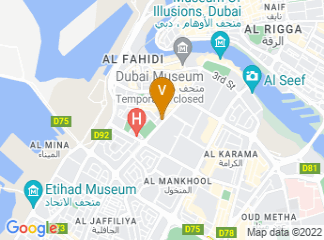 map of Panorama Hotel Bur Dubai