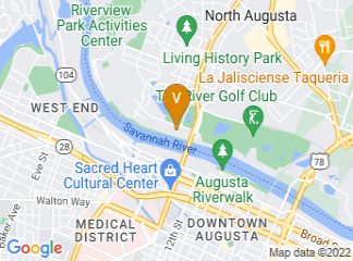 map of Crowne Plaza North Augusta, an IHG Hotel