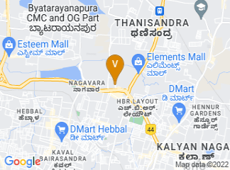 map of Hilton Bengaluru Embassy Manyata Business Park