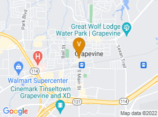 map of Historic Downtown Grapevine