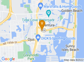 map of Hilton Aventura Miami