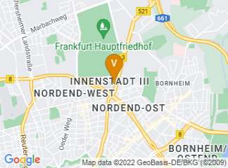 map of Frankfurt University of Applied Sciences - FB 4: Soziale Arbeit & Gesundheit