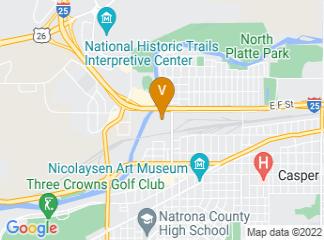map of Best Western Downtown Casper Hotel
