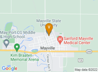 map of Mayville State University