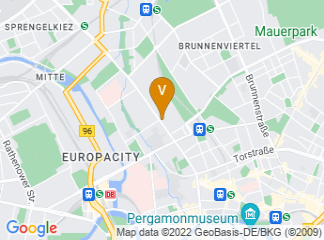 map of INNSiDE Berlin Mitte