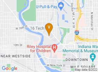 map of Indiana Biosciences Research Institute