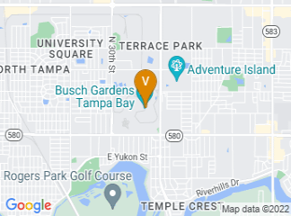 map of Busch Gardens Tampa Bay
