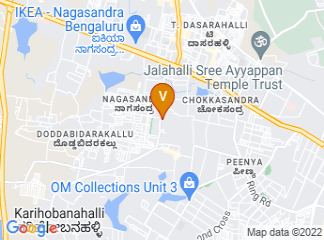 map of Christ University Yeshwanthpur Campus