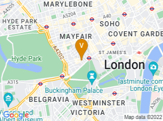 map of The Mayfair Townhouse