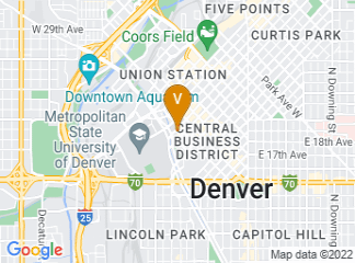 map of University of Colorado Denver School of Public Affairs