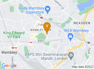 map of Wembley Antiques Market