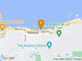 map of Columbia River Maritime Museum