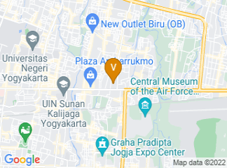 map of Respati University of Yogyakarta