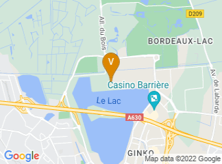 map of Parc des Expositions de Bordeaux - Hall 3
