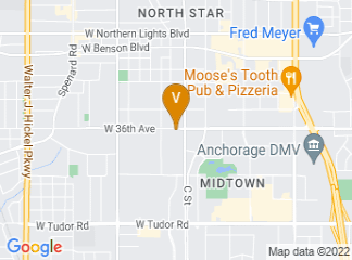 map of Aloft Anchorage