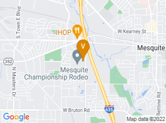 map of Hampton Inn & Suites Dallas-Mesquite