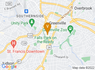 map of AC Hotel by Marriott Greenville