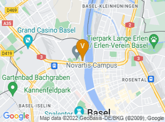 map of Novartis Pavillon