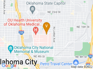 map of Nicholson Tower, OUHSC