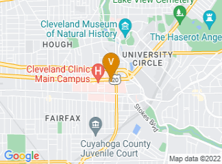 map of Cleveland Clinic I Building - Cole Eye Institute