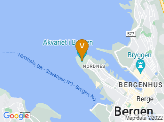 map of Akvariet i Bergen - Det Nasjonale Akvariet