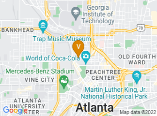 map of Lanier Parking (Georgia Aquarium Parking Garage)