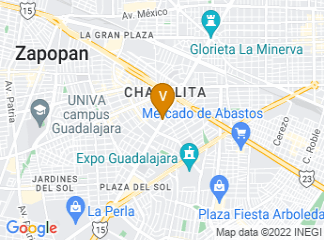 map of Hotel 1970 Guadalajara, Curio Collection by Hilton