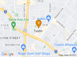 map of Old Town Tustin OCFB Certified Farmers' Market (Wed. Only)
