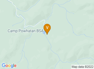 map of Camp Powhatan BSA