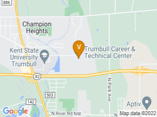 map of Trumbull Career & Technical Center