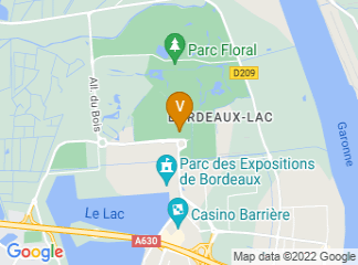 map of Vélodrome du Lac
