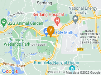 map of IOI Grand Exhibition & Convention Centre
