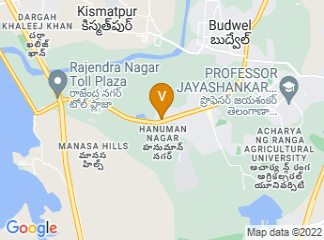 map of ICAR-Indian Institute of Rice Research Hyderabad