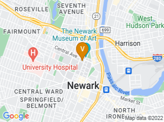 map of Rutgers University - Newark Campus